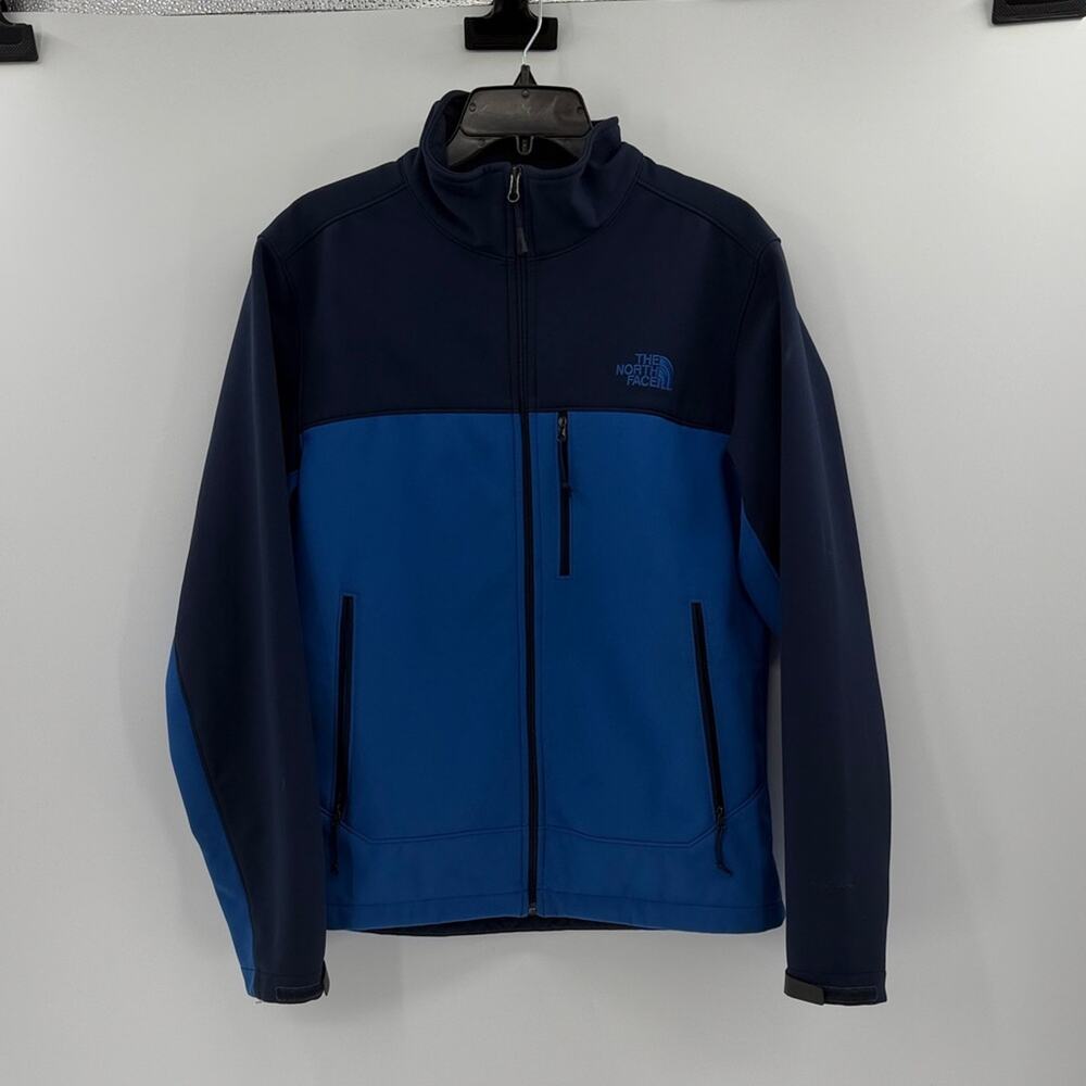 The North Face Men's Windwall Colorblock Jacket - Blue/Navy - Small